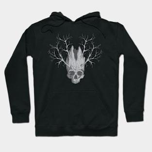 Wooden skull Hoodie